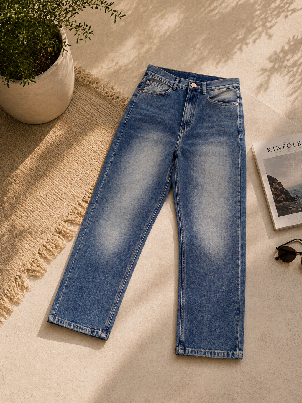 Medium Indigo Jeans