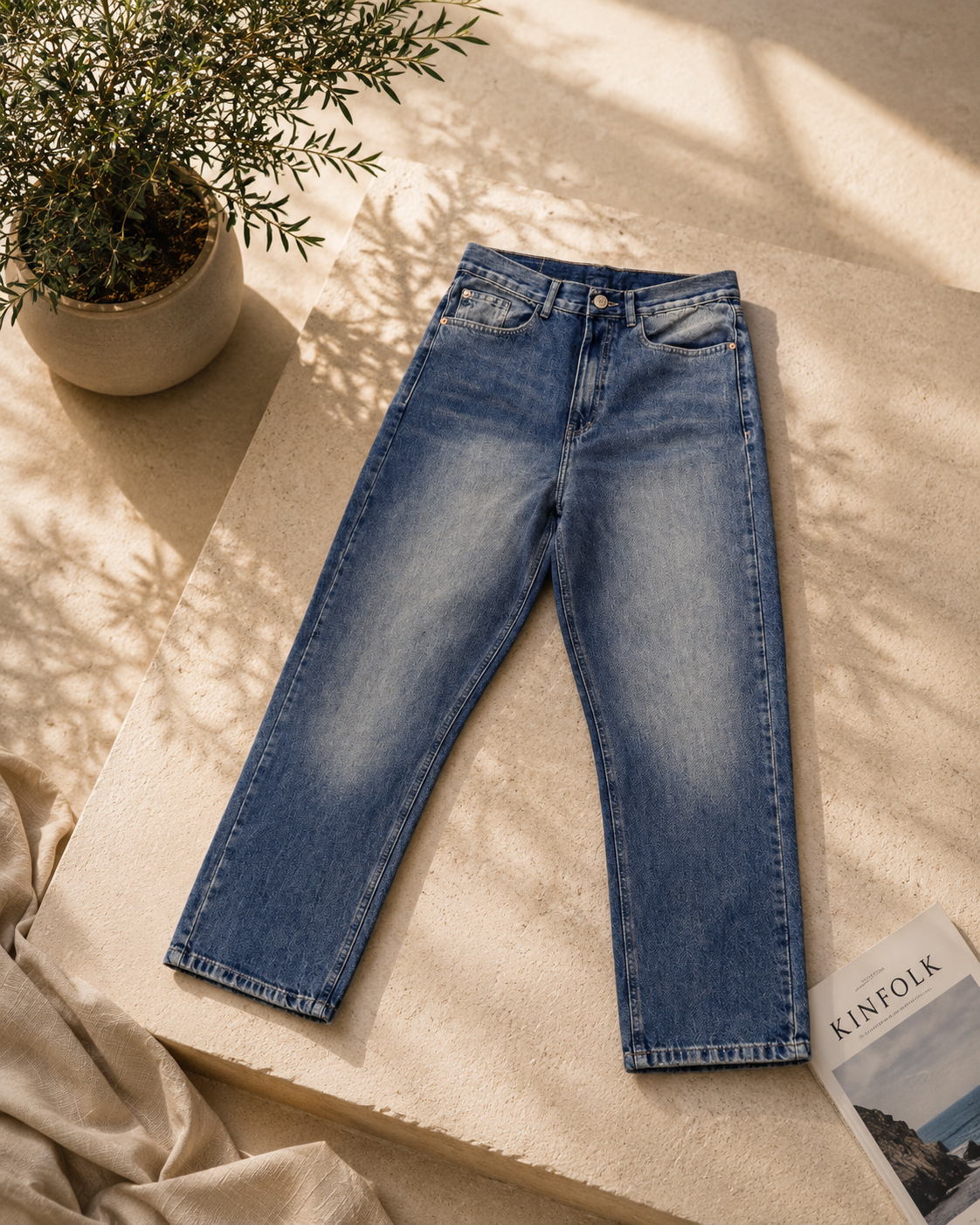 Medium Indigo Jeans