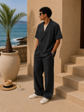 Set linen navy