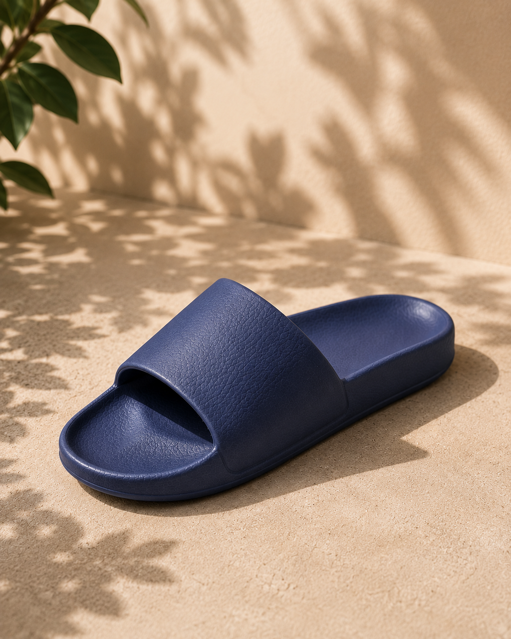 NAVY SLIPPER