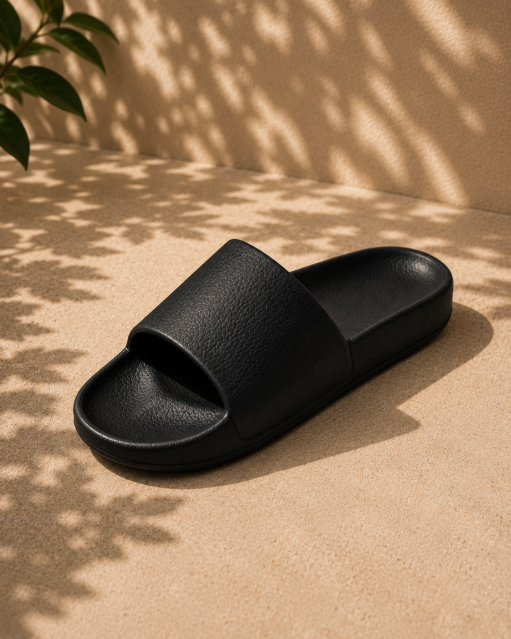 BLACK SLIPPER