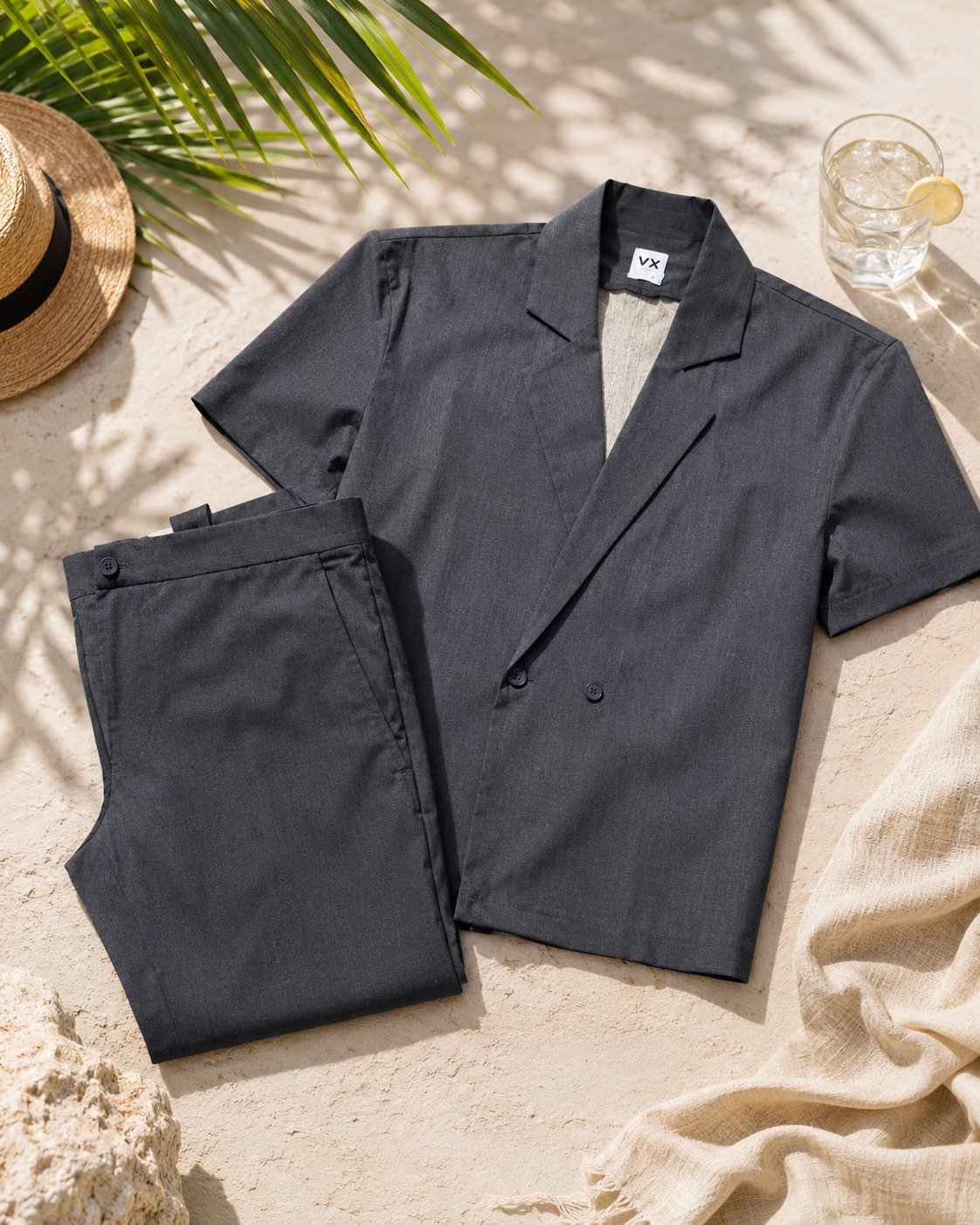 Set linen navy