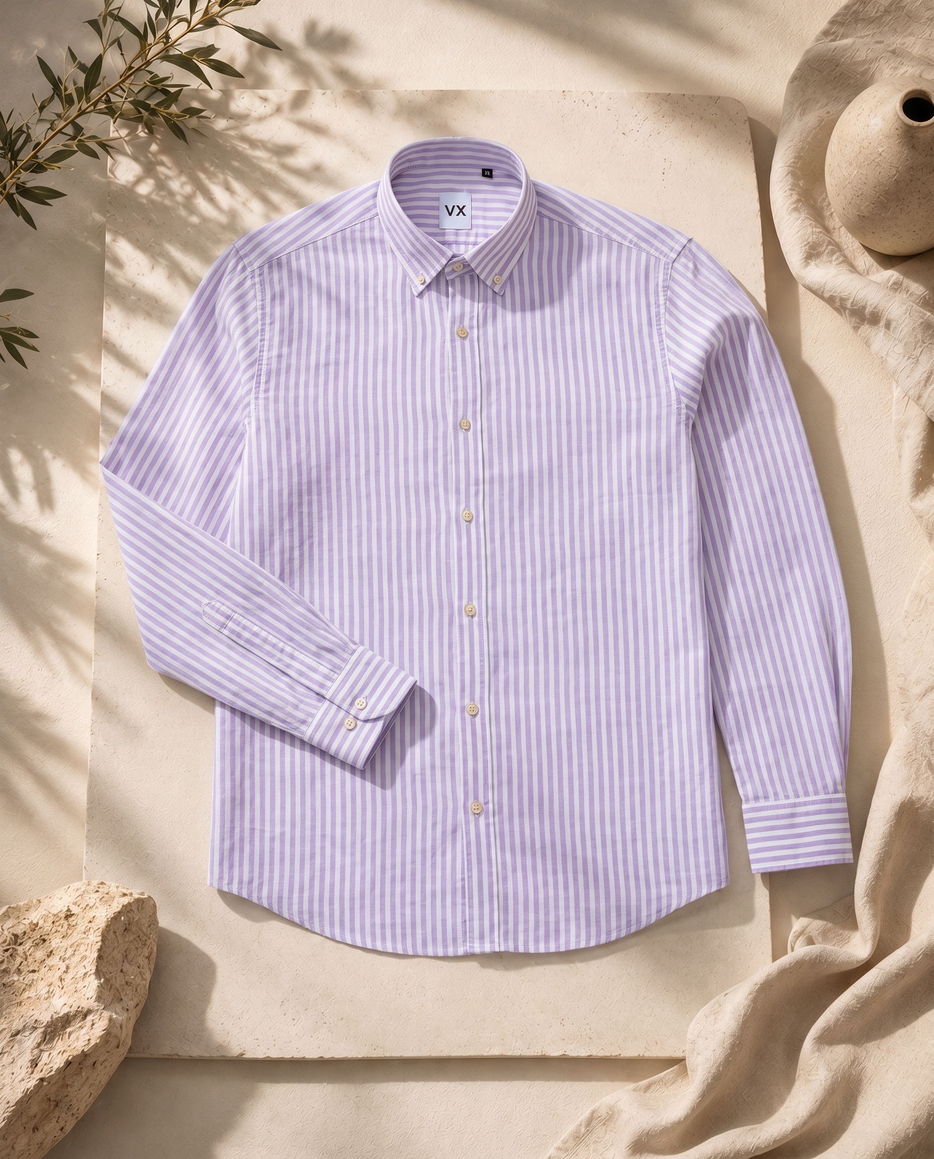 Lavender Linen Shirt