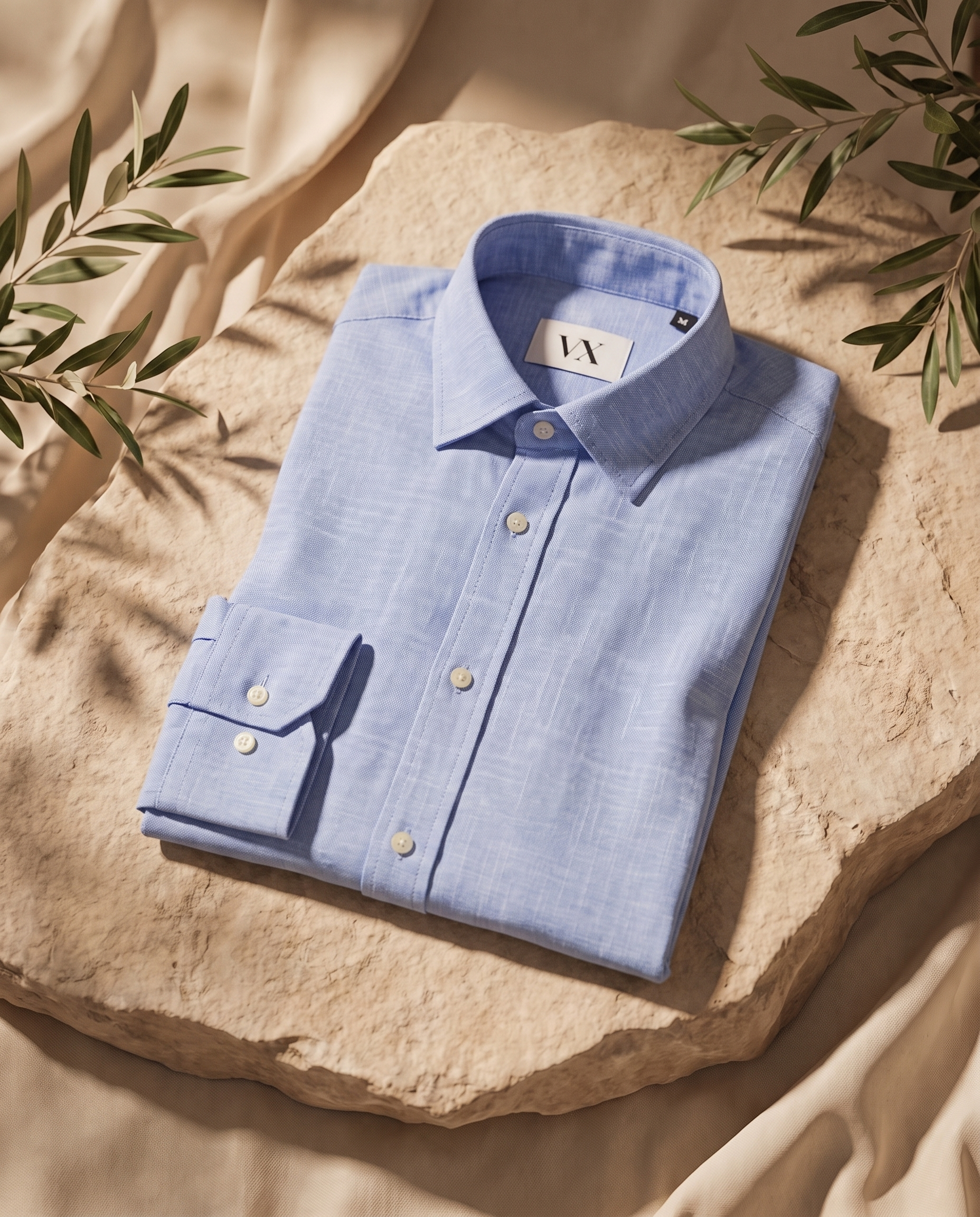 Blue Linen Shirt