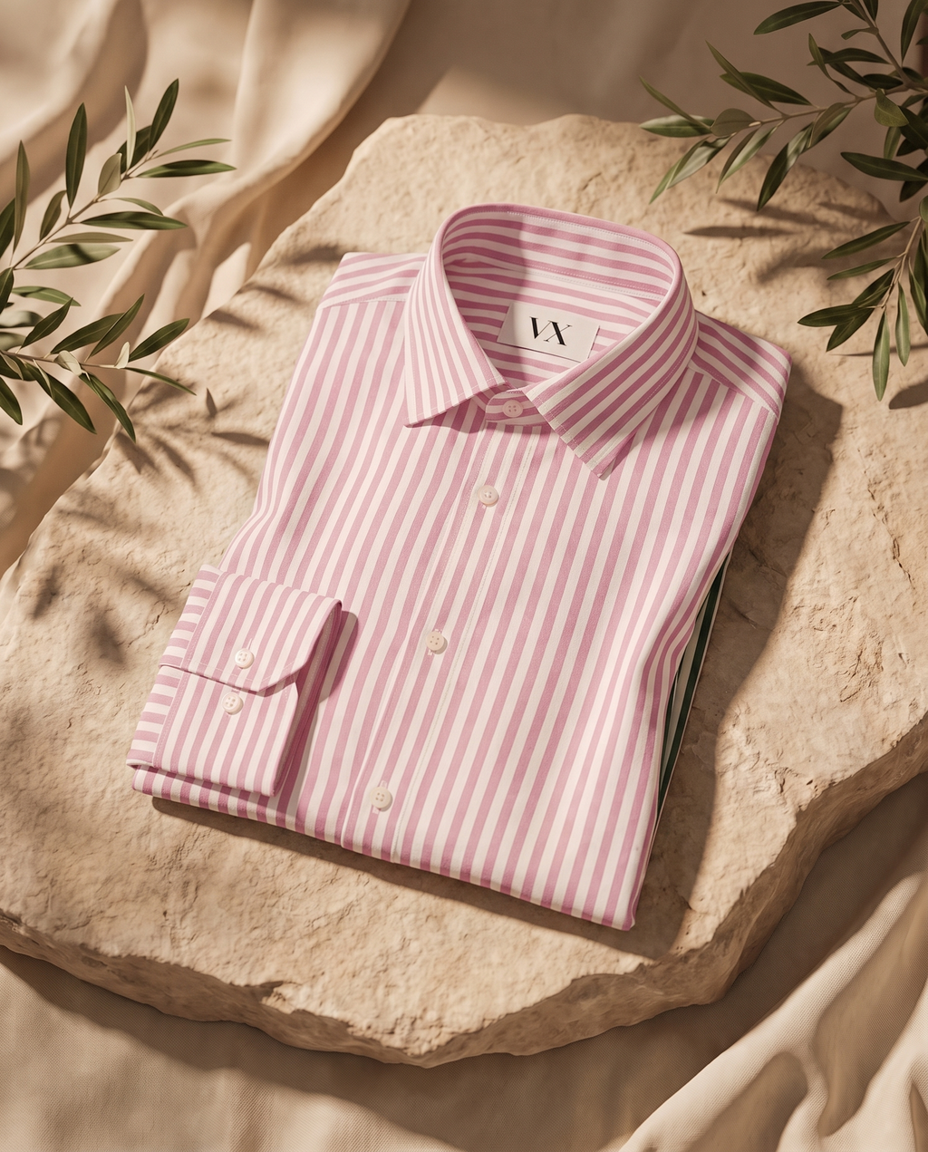 Pink Linen Shirt