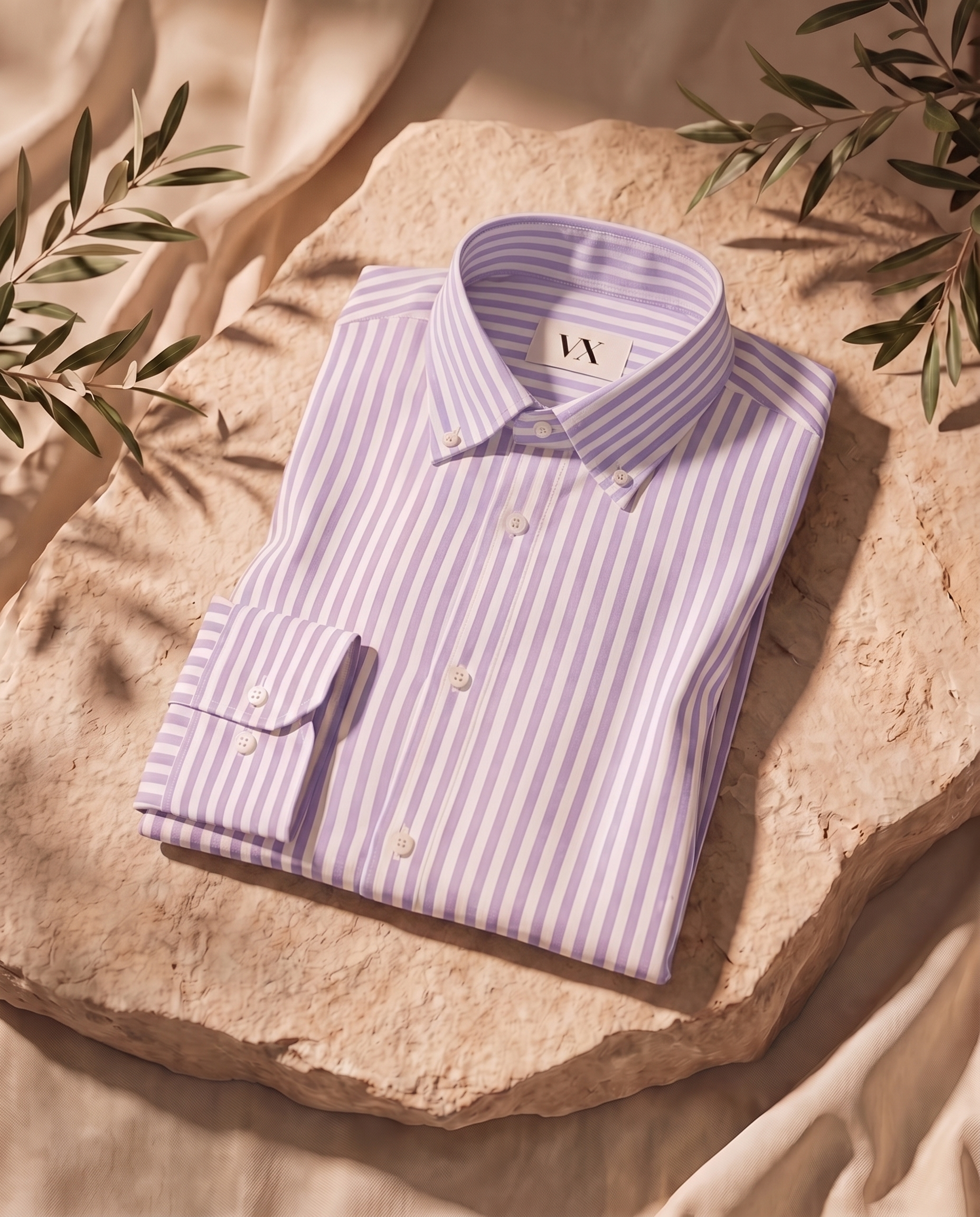 Lavender Linen Shirt