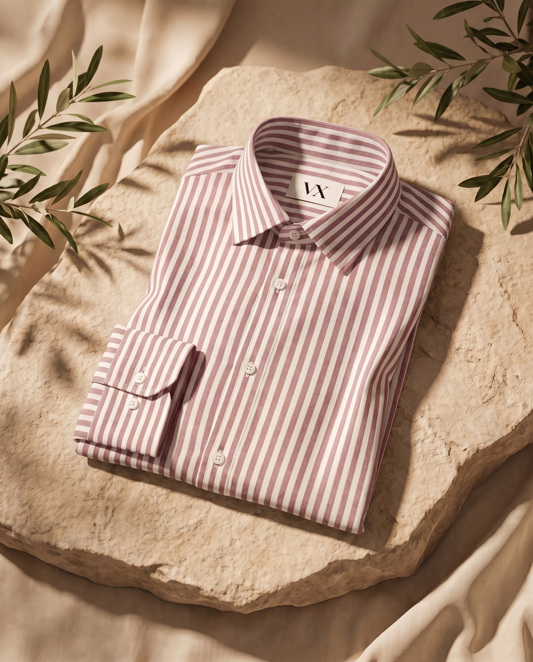 Red Linen Shirt